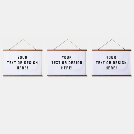 Set van drie aangepaste horizontale hangende wandt hangend wandkleed (Driedubbel)