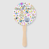 Set van Fans Binkys Pacifiers Handwaaier (Voorkant)