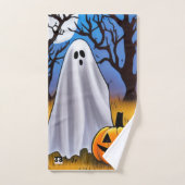 Set van Halloween Ghost Bath-handdoeken Bad Handdoek (Handdoek)