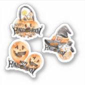 Set van Halloween-stickers Sticker (Voorkant)