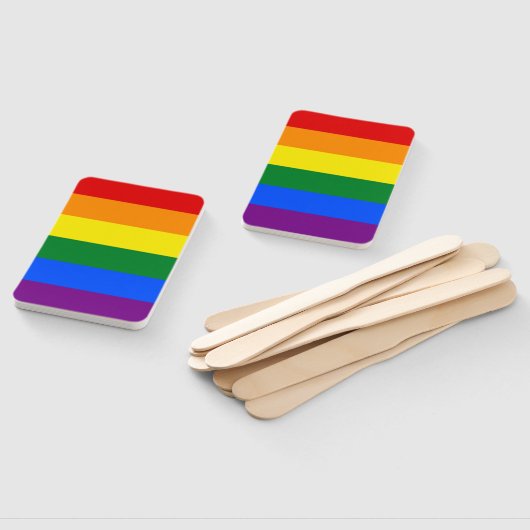 Set van hand fan met Pride vlag van LGBT Handwaaier (Niet-gemonteerd)