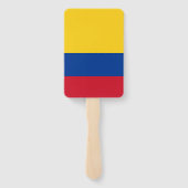 Set van hand fan met vlag van Colombia Handwaaier (Achterkant)