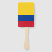 Set van hand fan met vlag van Colombia Handwaaier (Voorkant)