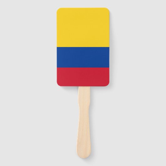 Set van hand fan met vlag van Colombia Handwaaier (Voorkant)