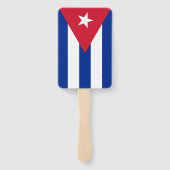 Set van hand fan met vlag van Cuba Handwaaier (Achterkant)