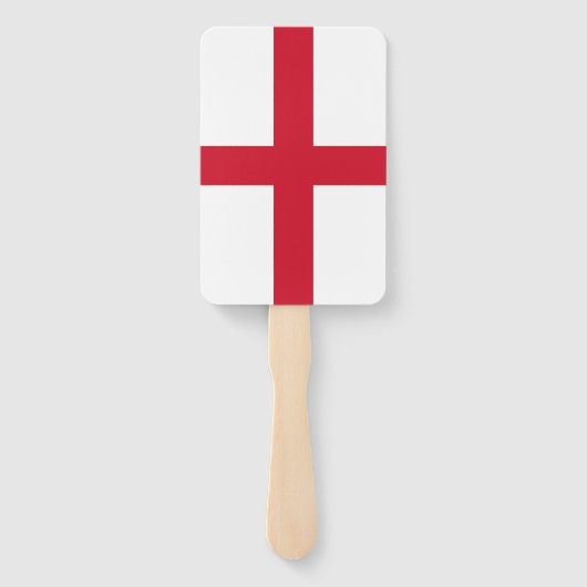 Set van hand fan met vlag van Engeland, UK Handwaaier (Achterkant)