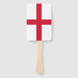Set van hand fan met vlag van Engeland, UK Handwaaier