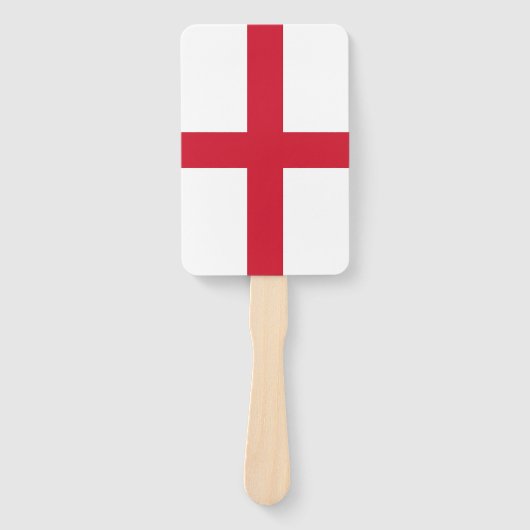 Set van hand fan met vlag van Engeland, UK Handwaaier (Voorkant)