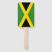 Set van hand fan met vlag van Jamaica Handwaaier (Achterkant)