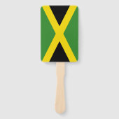 Set van hand fan met vlag van Jamaica Handwaaier (Voorkant)