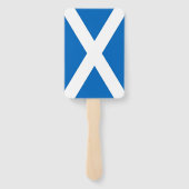 Set van hand fan met vlag van Schotland, UK Handwaaier (Achterkant)