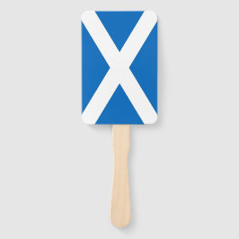 Set van hand fan met vlag van Schotland, UK Handwaaier