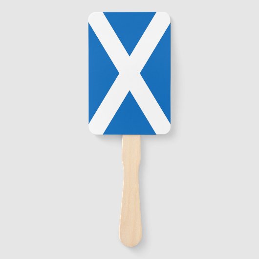 Set van hand fan met vlag van Schotland, UK Handwaaier (Voorkant)