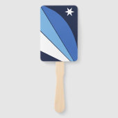 Set van hand fans met vlag van Columbia, SC Handwaaier (Voorkant)