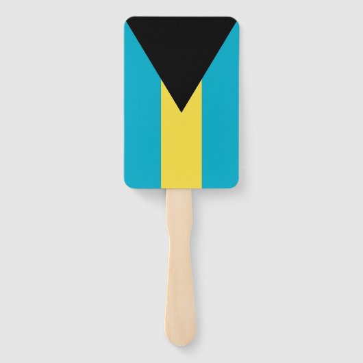Set van hand ventilator met vlag van Bahama's Handwaaier (Achterkant)
