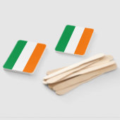 Set van hand ventilator met vlag van Ierland Handwaaier (Niet-gemonteerd)