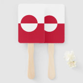 Set van handventilator met vlag van Belize Handwaaier (Voorkant en achterkant)