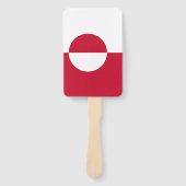 Set van handventilator met vlag van Belize Handwaaier (Voorkant)