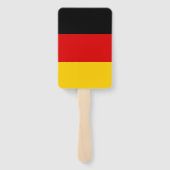 Set van handventilator met vlag van Duitsland Handwaaier (Achterkant)