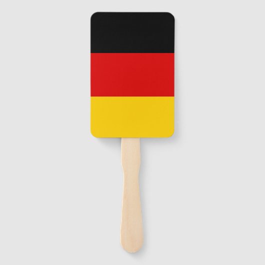 Set van handventilator met vlag van Duitsland Handwaaier (Achterkant)