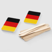 Set van handventilator met vlag van Duitsland Handwaaier (Niet-gemonteerd)