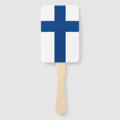 Set van handventilator met vlag van Finland Handwaaier (Voorkant)