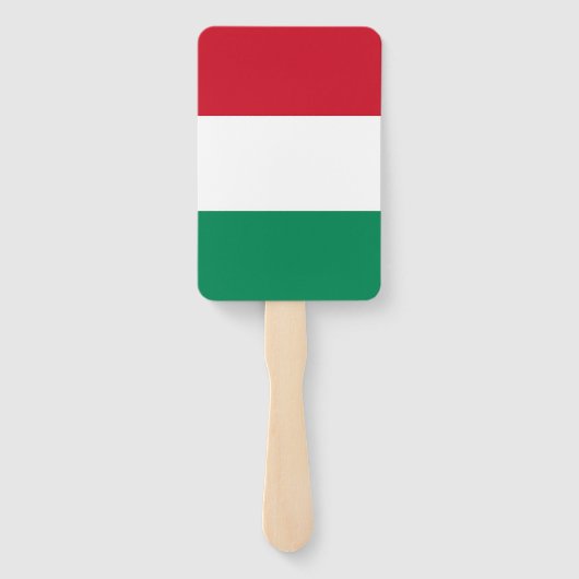 Set van handventilator met vlag van Hongarije Handwaaier (Achterkant)