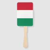 Set van handventilator met vlag van Hongarije Handwaaier (Voorkant)