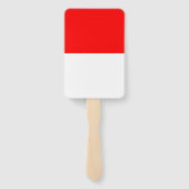 Set van handventilator met vlag van Indonesië Handwaaier (Achterkant)