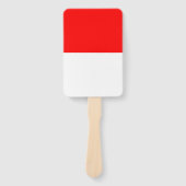 Set van handventilator met vlag van Indonesië Handwaaier (Voorkant)