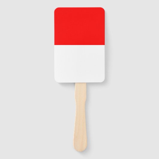 Set van handventilator met vlag van Indonesië Handwaaier (Voorkant)