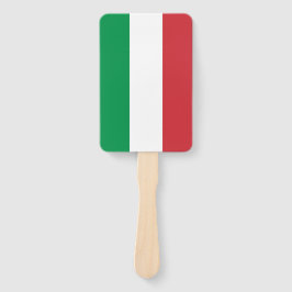 Set van handventilator met vlag van Italië Handwaaier