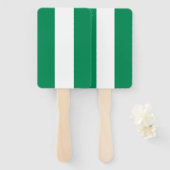 Set van handventilator met vlag van Nigeria Handwaaier (Voorkant en achterkant)