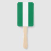 Set van handventilator met vlag van Nigeria Handwaaier (Achterkant)
