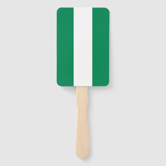 Set van handventilator met vlag van Nigeria Handwaaier (Achterkant)