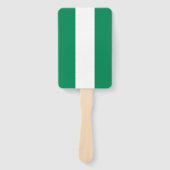 Set van handventilator met vlag van Nigeria Handwaaier (Voorkant)