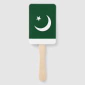 Set van handventilator met vlag van Pakistan Handwaaier (Achterkant)