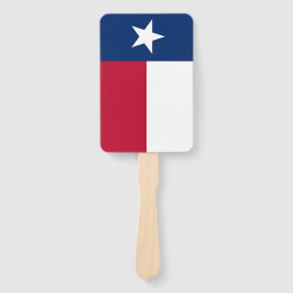 Set van handventilator met vlag van Texas, VS Handwaaier