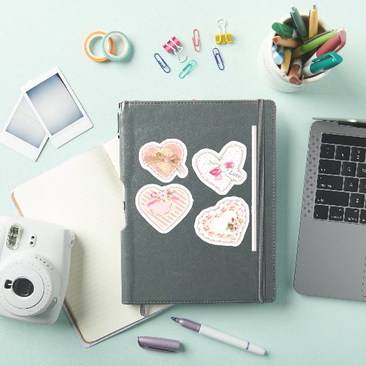 Set van harten sticker (iPad Cover)