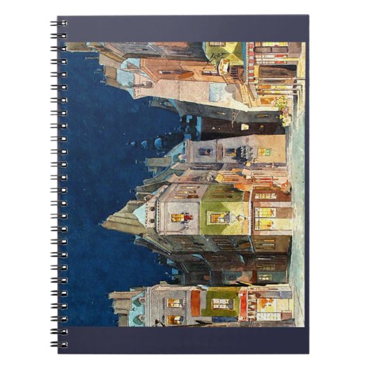 Set van het theaterstadium 1893 notitieboek (Voorkant)