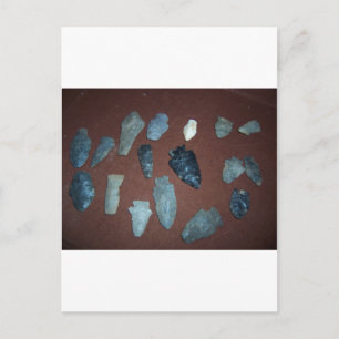 Set van Indische pijlpunten Briefkaart