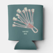 Set van klimmende steenklimdraden blikjeskoeler (Achterkant)