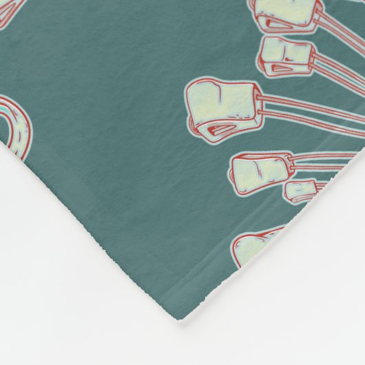 Set van klimmende steenklimdraden fleece deken (Hoek)