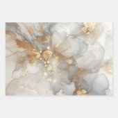 Set van marmeren wikkelpapier vellen (Voorkant 2)