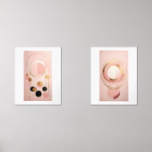 Set van minimalistische geometrische abstracte kun (Voorkant)