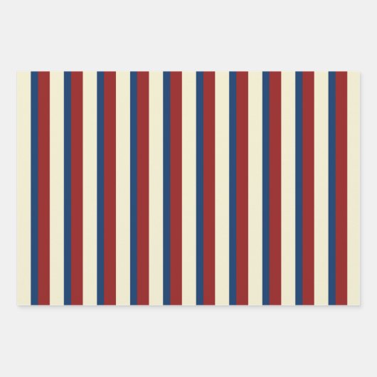 set van patriottisch inpakpapier (Voorkant 2)