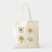Set van rozen, anemoon en tuinbloemen. tote bag (Voorkant)