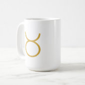 Set Van Stier Zodiac Teken  Koffiemok (Voorkant links)