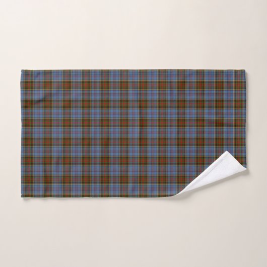 Set van Tartan Bathroom Bad Handdoek (Handdoek)