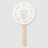 set van tien faux folie lijst doop handwaaier (Achterkant)